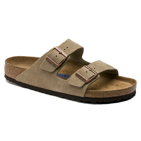 Birkenstock Arizona Soft Footbed - Suede Leather Taupe