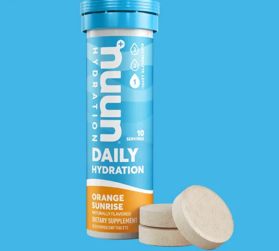 Nuun Hydration Nuun Daily Orange Sunrise
