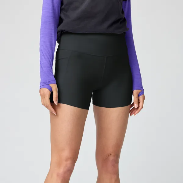 Brooks W Chaser 5" Short Tight Black