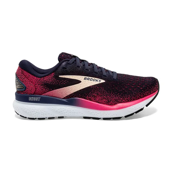 Brooks Women's Ghost 16 Blue/Red/Salmon