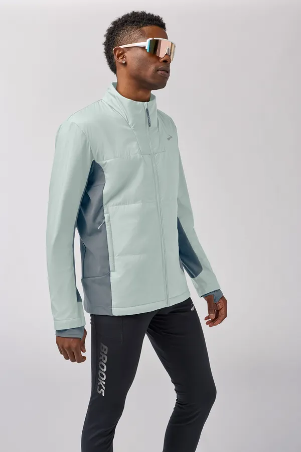 Brooks Shield Hybrid Jacket Dark Blue/Gray