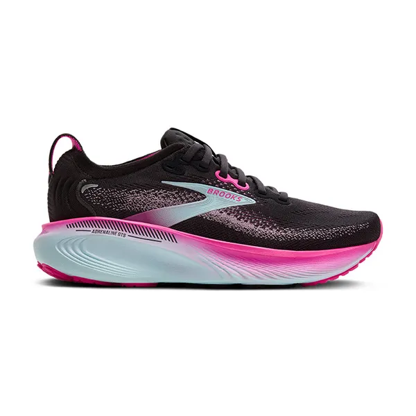 Brooks Women's Adrenaline GTS 25 Aqua/Black/Pink