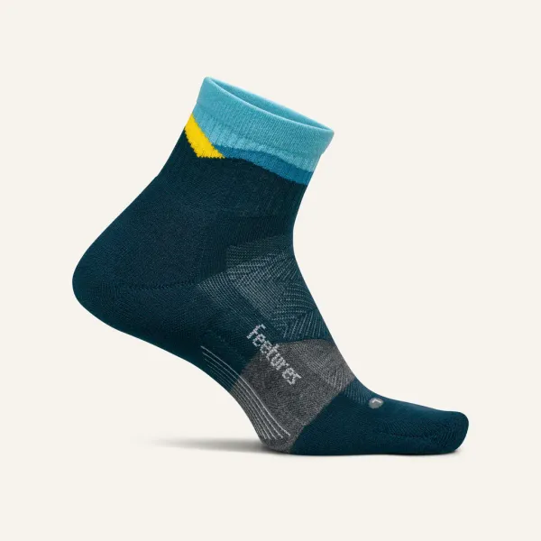 Feetures Trail Max Cushion Quarter MountainHigh Blue