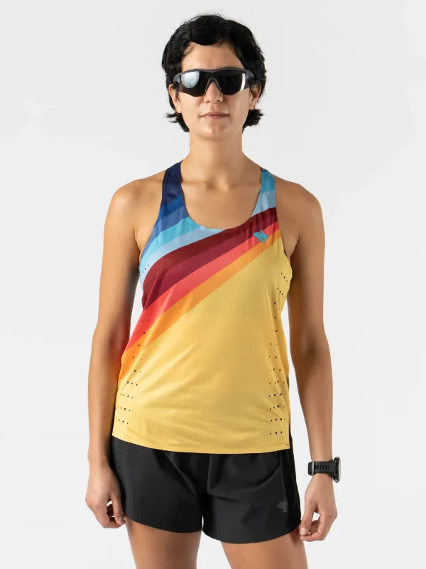 Rabbit Go Time Singlet Solar Stripe
