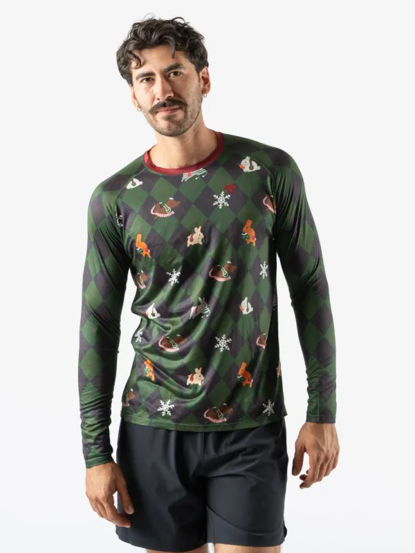 Rabbit Men's EZ Tee LS Green