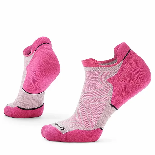 Smartwool Women's Run Low Ankle Socks Gray/Pink