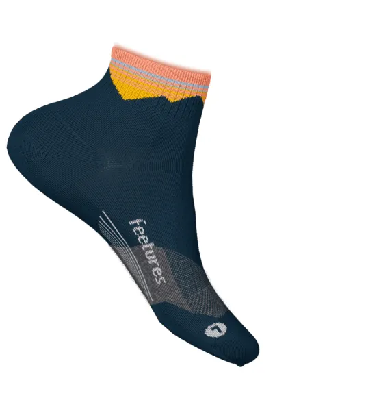 Feetures Trail Quarter Max Blue/Navy Blue