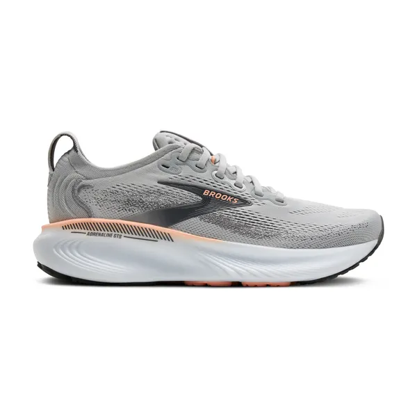 Brooks Women's Adrenaline GTS 25 Grey/Blackened Pearl/Coral