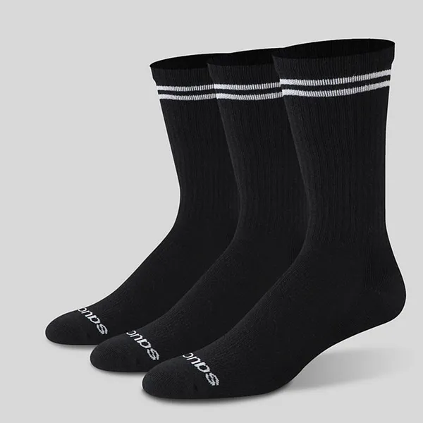 Saucony 3 Pack Crew Black
