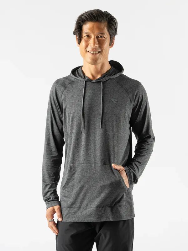 Rabbit Men's EZ Pullover Black Charcoal