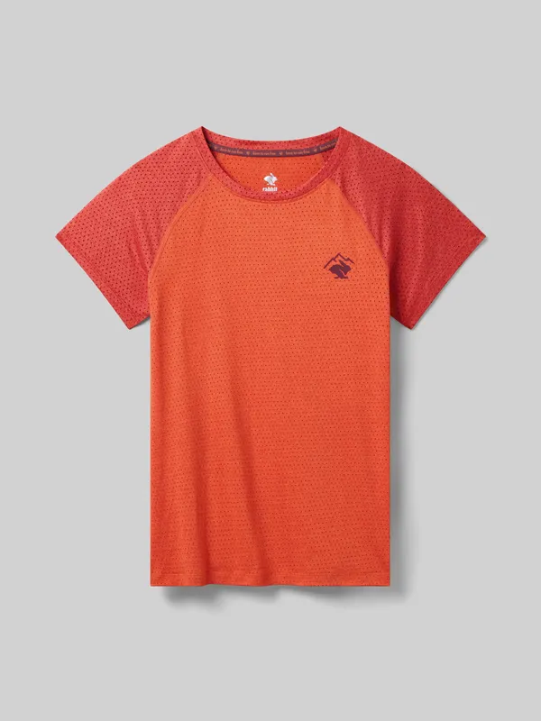 Rabbit Women's EZ Tee Perf SS Spicy Orange