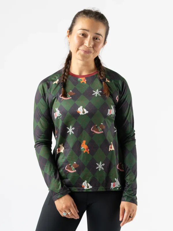 Rabbit Women's EZ Tee LS Green
