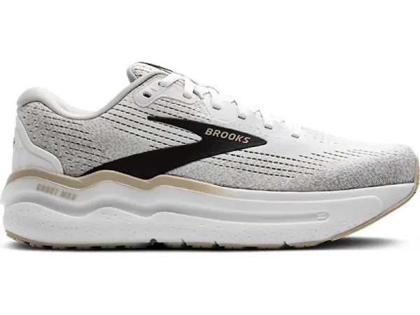 Brooks Men's Ghost Max 2 Silver/White