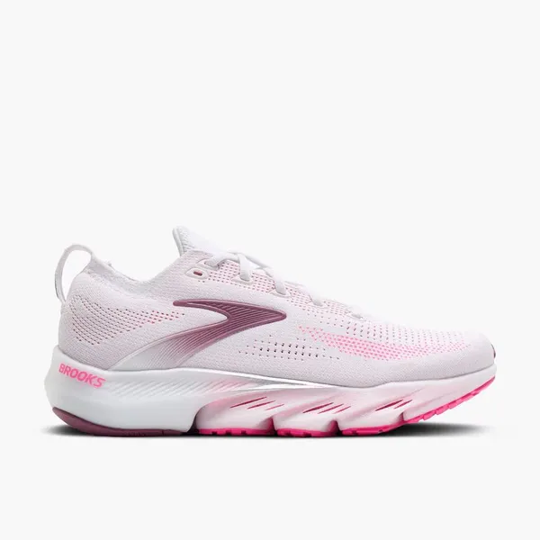 Brooks Women's Glycerin Flex White/Cyber Pink/Argyle