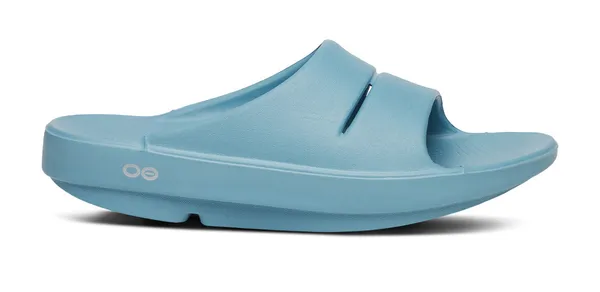 Oofos OOahh Slide Ocean Blue