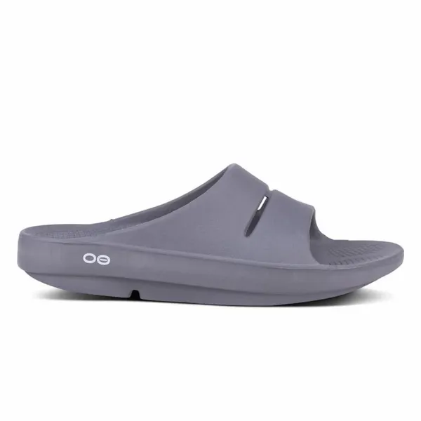 Oofos OOahh Slide Slate