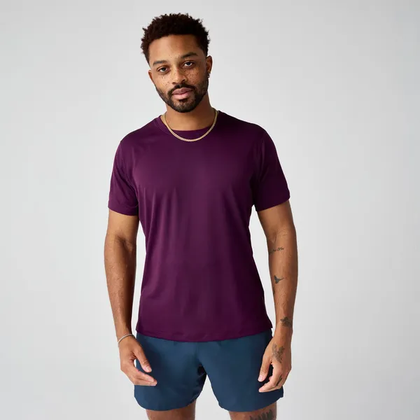 Brooks M Dash Short Sleeve Red