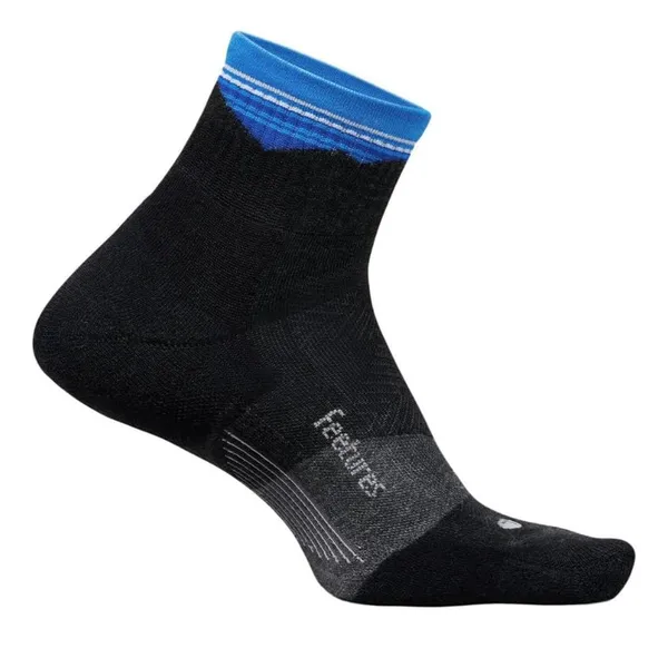 Feetures Trail Quarter Max Black/Blue