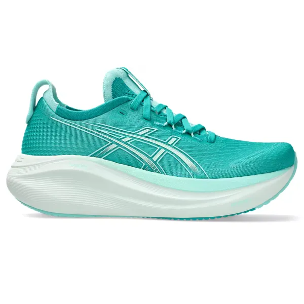 Asics WOMEN'S GEL-NIMBUS 27 WAVE TEAL/ILLUMINATE MINT