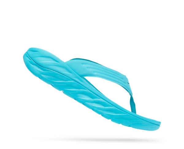 Hoka Men's ORA RECOVERY FLIP SCUBA BLUE / BELLWETHER BLUE