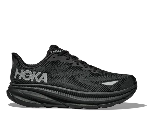 Hoka Men's CLIFTON 9 GTX BLACK / BLACK