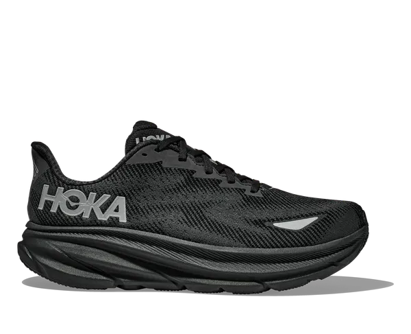 Hoka Women's CLIFTON 9 GTX BLACK / BLACK