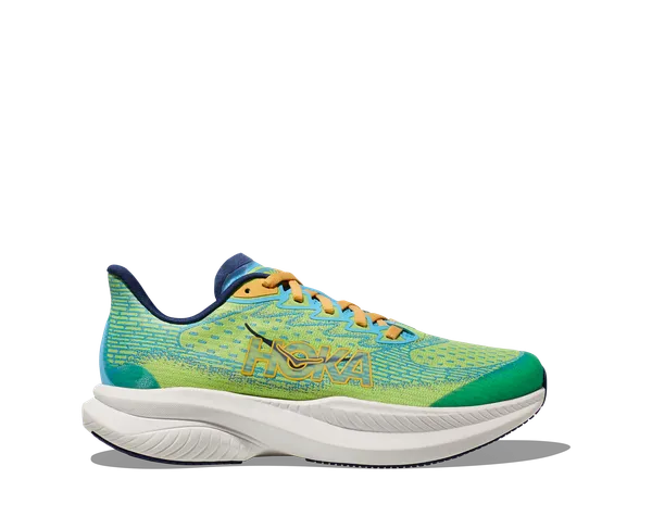 Hoka Kid's MACH 6 LETTUCE / BELLWETHER BLUE