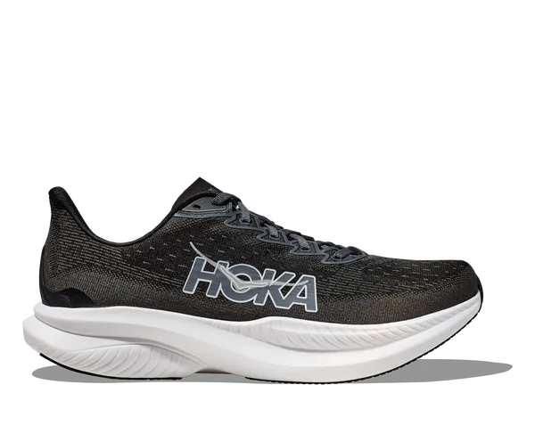 Hoka MEN'S MACH 6 BLACK / WHITE