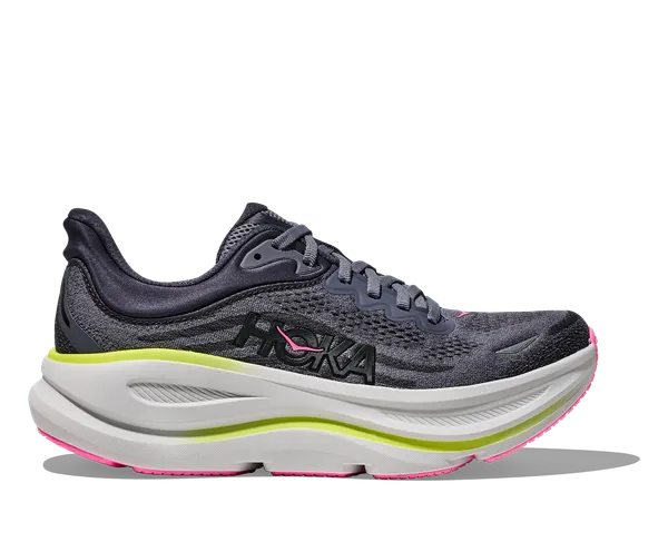 Hoka W BONDI 9 CHARCOAL GREY / GREY SKIES